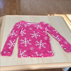 Pink Snowflake Kids pajamas